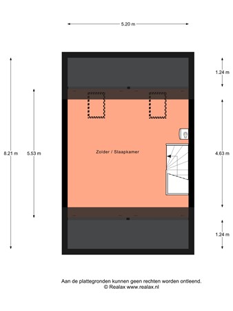 Floorplan - Mozartstraat 24, 3752 JP Bunschoten-Spakenburg